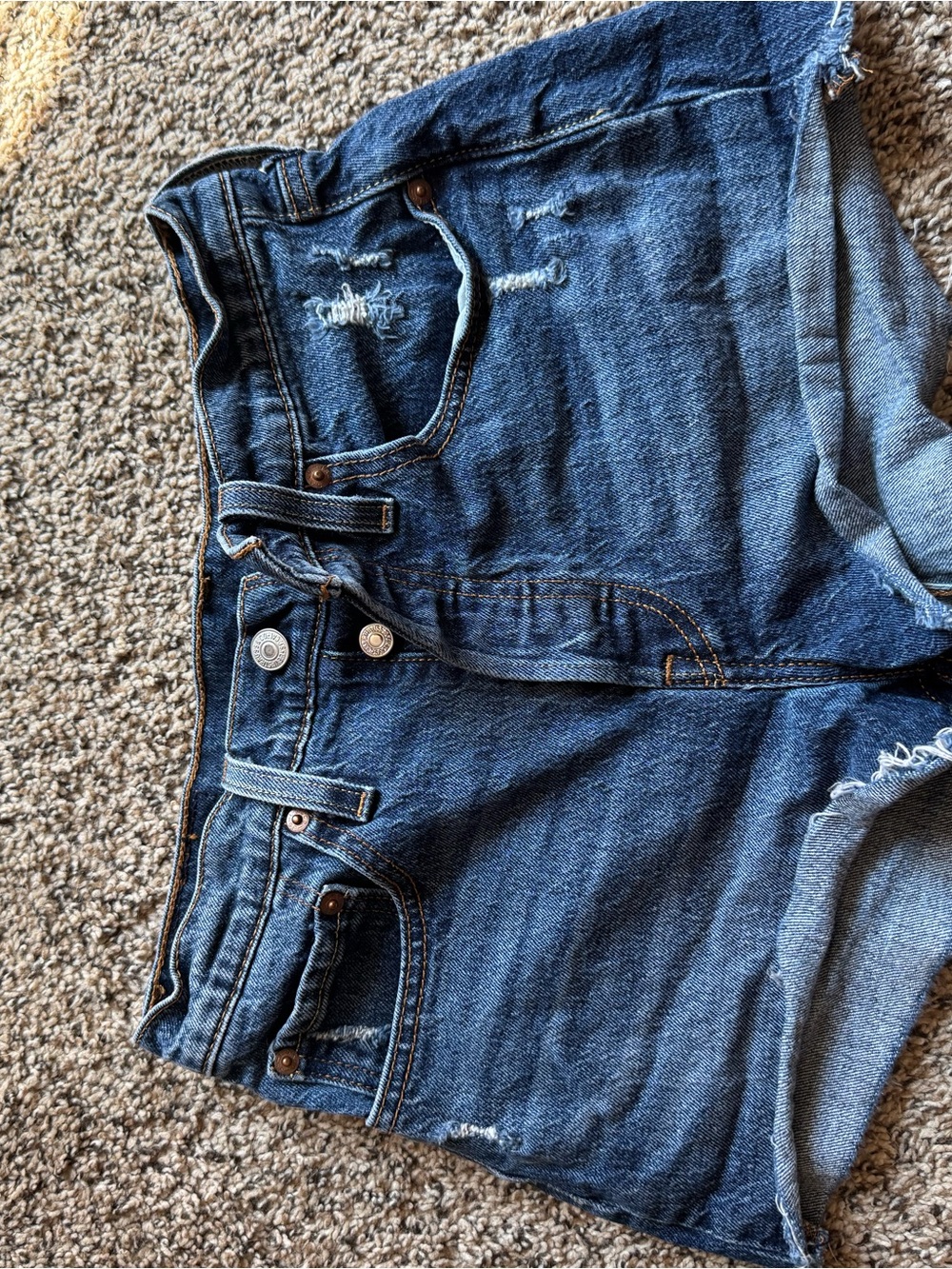 Classic Blue Denim Women's Shorts - Unbranded